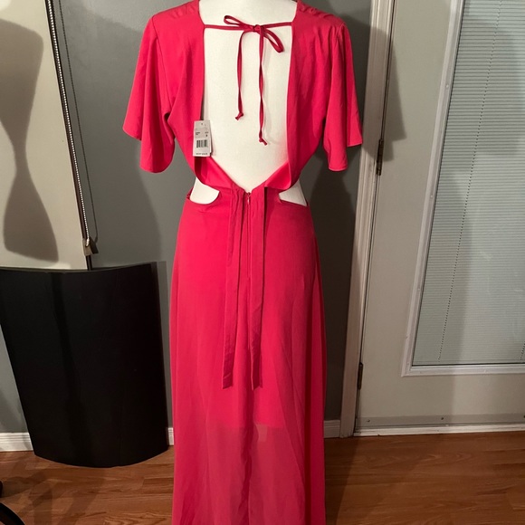 XOXO Raspberry Coloured Dress Size Medium - Picture 8 of 16